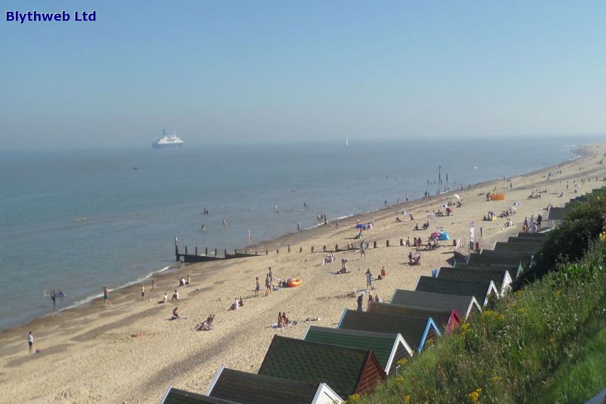 Southwold Beach and the Saga Pearl II