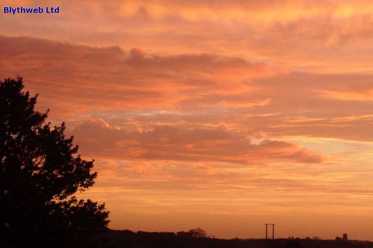 Dawn over the Blyth Valley