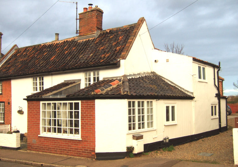 This builders yard and perhaps slaughter house has been
converted into two houses